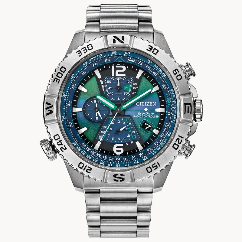 Promaster Navihawk A-T Blue Dial Stainless Steel Bracelet AT8220 Promaster Navihawk A-T Blue Dial Stainless Steel Bracelet AT8220